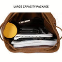 High Capacity Backpacks 2023 New Women's Canvas Bag Trendy