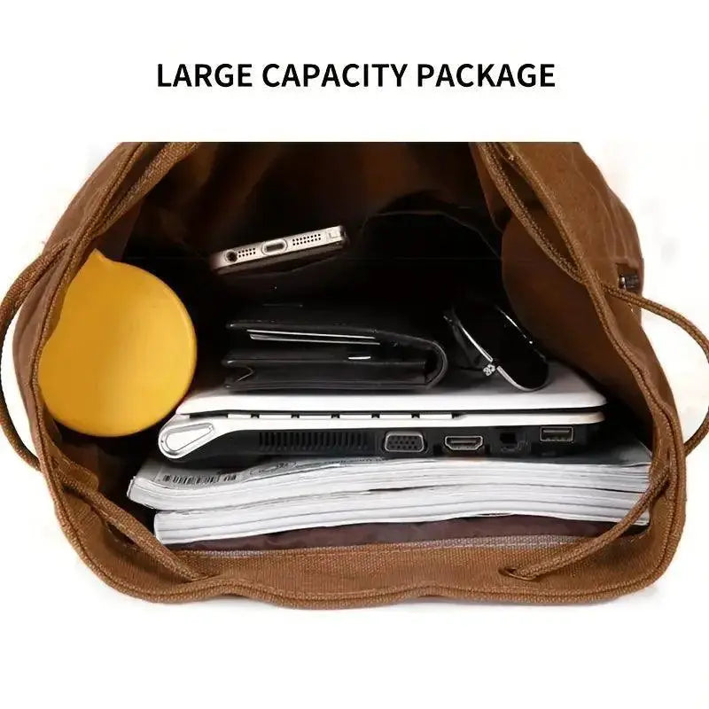 High Capacity Women's Canvas Backpack Trendy Bag