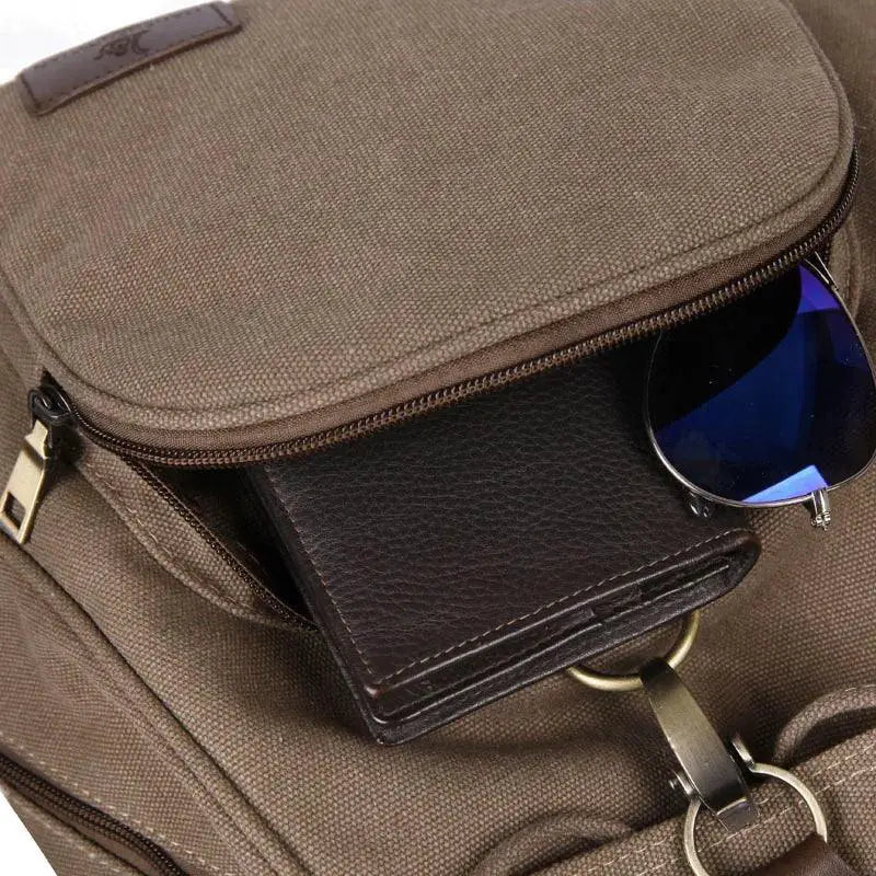 High Capacity Women's Canvas Backpack Trendy Bag