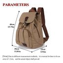 High Capacity Backpacks 2023 New Women's Canvas Bag Trendy