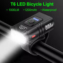 High-Performance 1000LM USB Rechargeable Bike Headlight