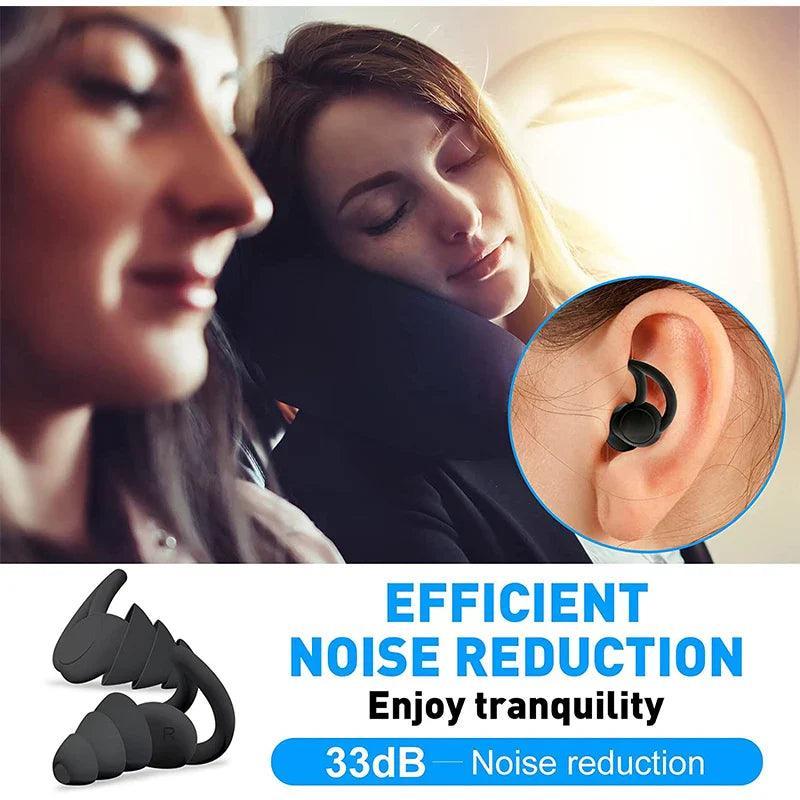 High Performance Noise Canceling Earplugs for Sleep Focus
