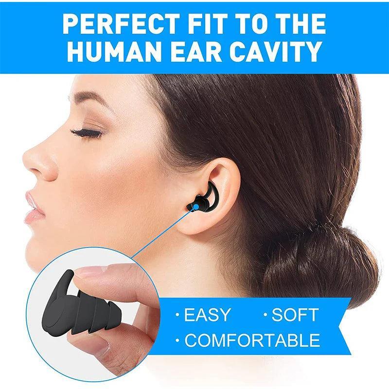 High Performance Noise Canceling Earplugs for Sleep Focus