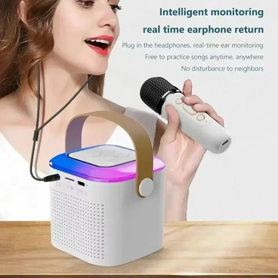High Power Karaoke Bluetooth Speaker Portable 360 Stereo - OurLum.com