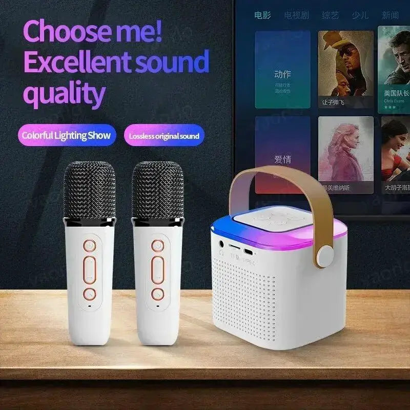 High Power Karaoke Bluetooth Speaker Portable 360 Stereo - OurLum.com