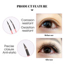 High Precision Pink Eyelash Extension Tweezers Tool for Professionals