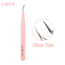 High Precision Pink Eyelash Extension Tweezers Tool for Professionals