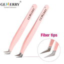 High Precision Pink Eyelash Extension Tweezers Tool for Professionals