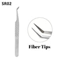 High Precision Pink Eyelash Extension Tweezers Tool for Professionals