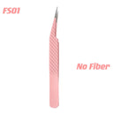 High Precision Pink Eyelash Extension Tweezers Tool for Professionals