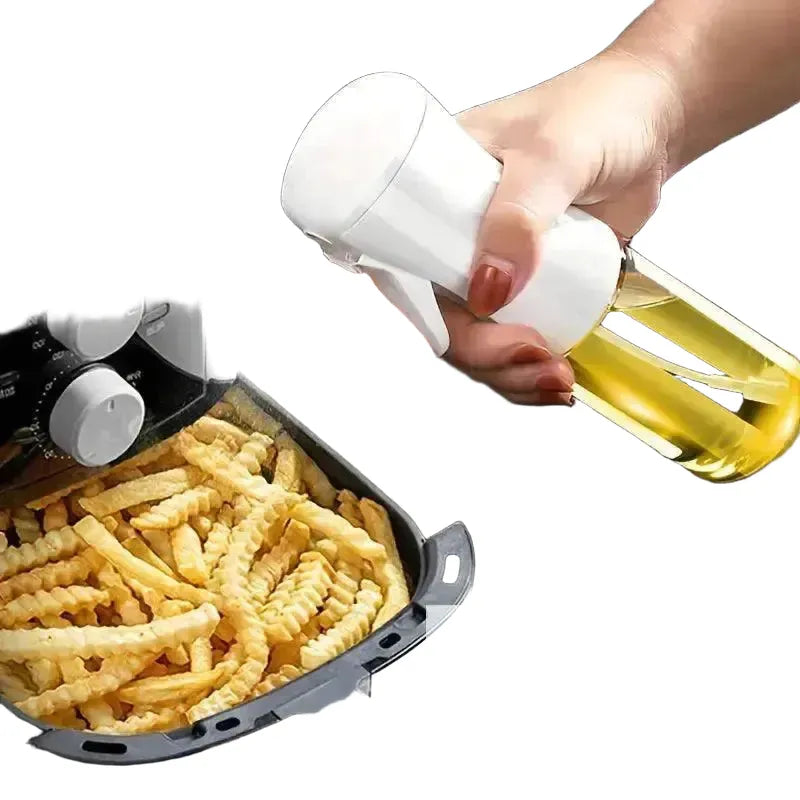 Precise Olive Oil Sprayer for Grilling — 2pcs 200ml white