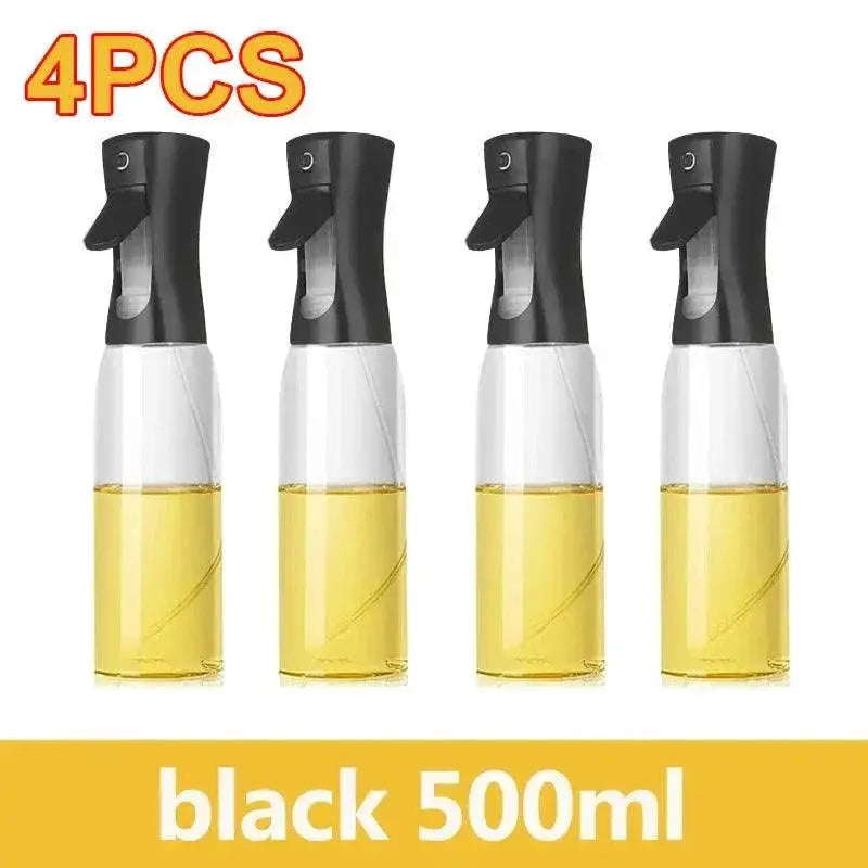 Precise Olive Oil Sprayer for Grilling — 2pcs 200ml black