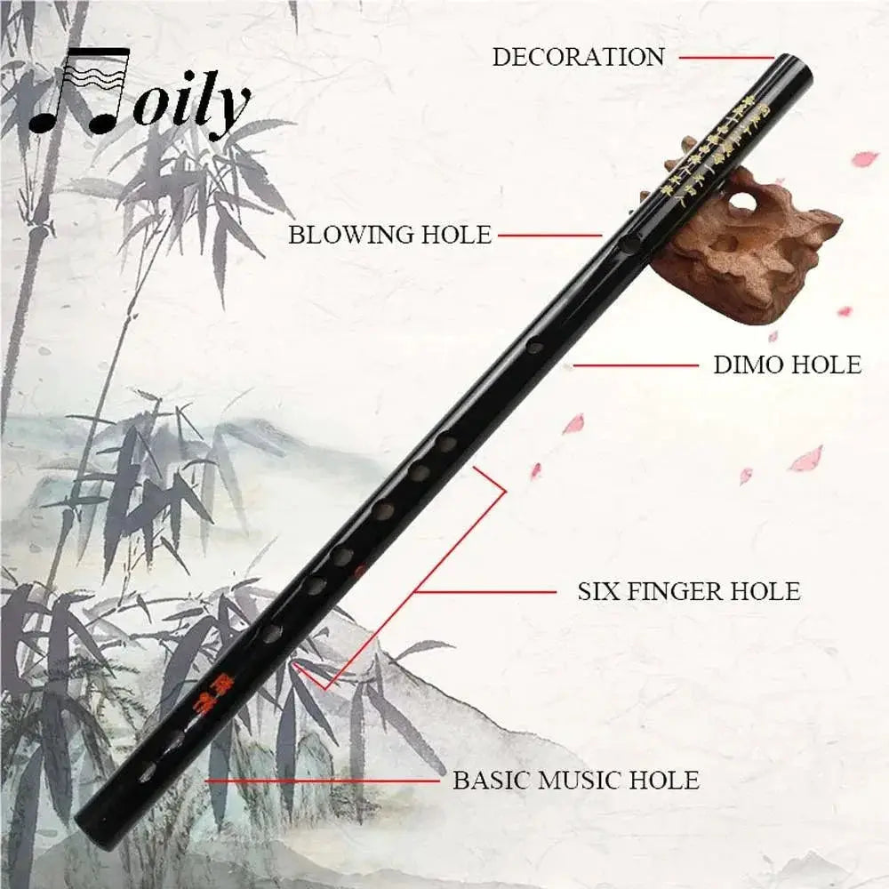 High Quality Bamboo Dizi Flute for Beginners Key C D E F G