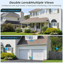 High-Resolution Dual Lens PTZ Night Vision Security Camera