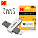 High-Speed Metal USB Flash Drive by Kodak for Data Storage