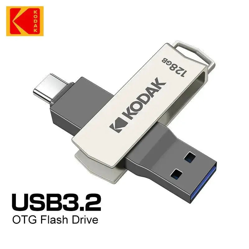 Kodak High Speed Metal USB Flash Drive for Data Storage
