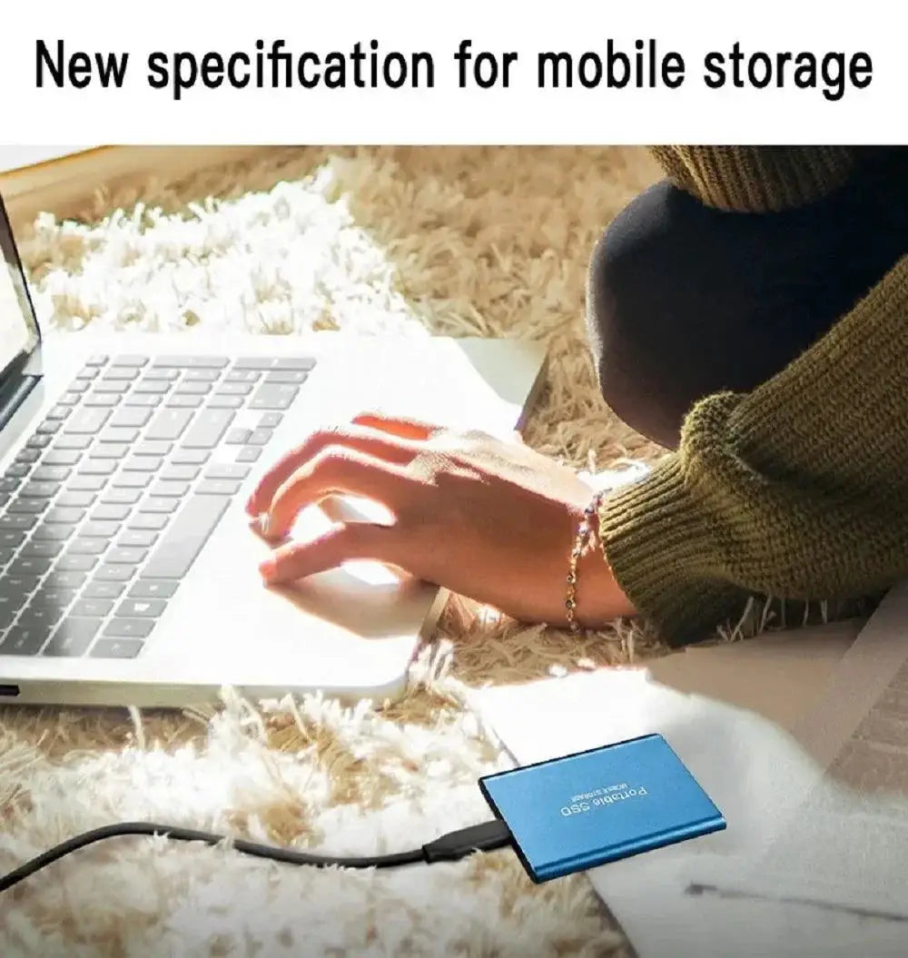 High Speed Portable SSD 1TB 2TB Fast External Drive