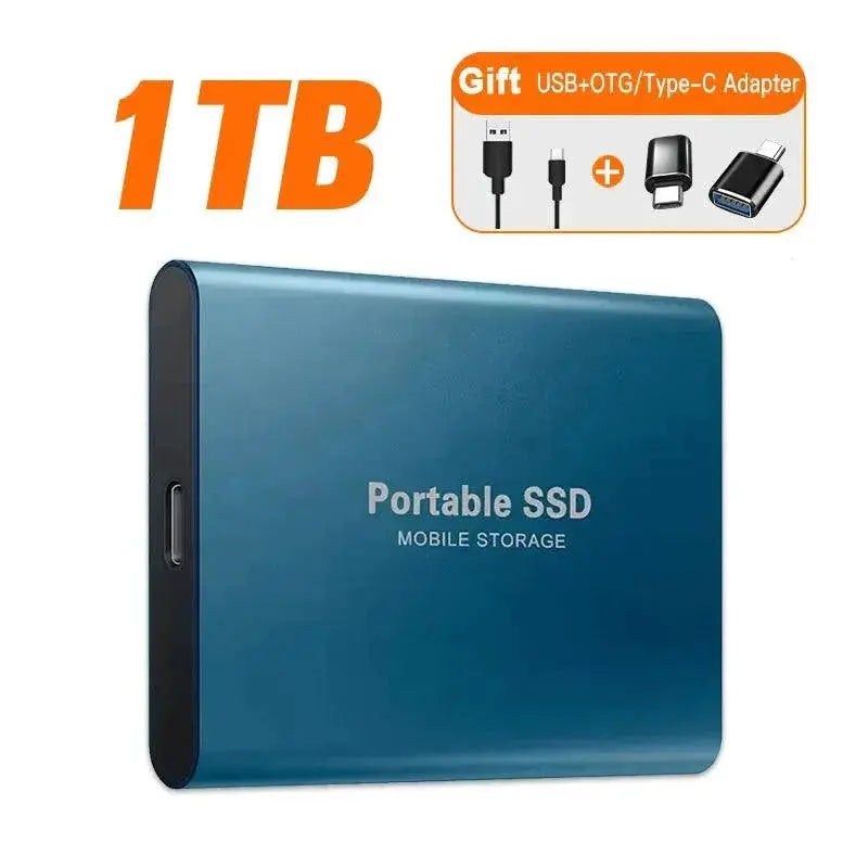 High Speed Portable SSD 1TB 2TB Fast External Drive