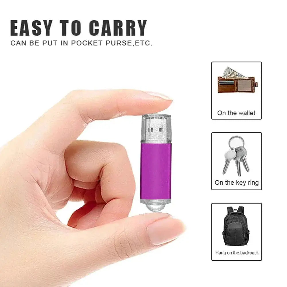 High Speed USB Flash Drive Reliable Storage 4GB To 256GB