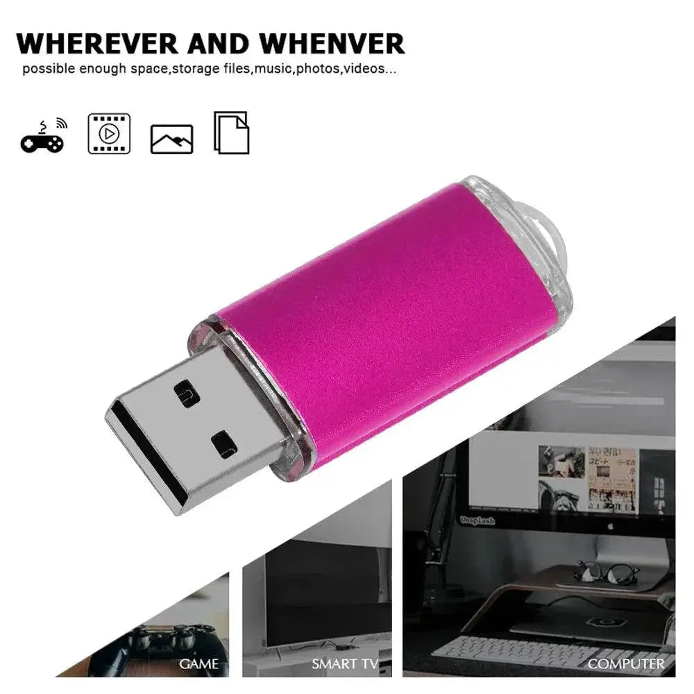 High Speed USB Flash Drive Reliable Storage 4GB To 256GB