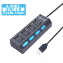 High-Speed USB Hub with Switch Seamless Data Transfer Hub