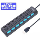 High-Speed USB Hub with Switch Seamless Data Transfer Hub