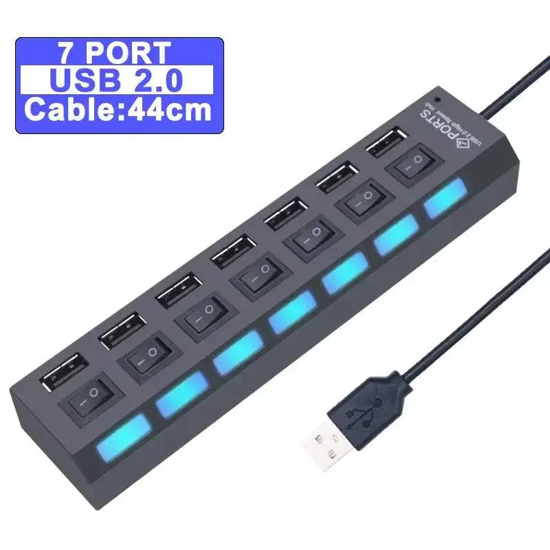 High Speed USB Hub With Switch For Seamless Data Transfer