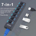 USB Hub with Switch for Office Fast Data