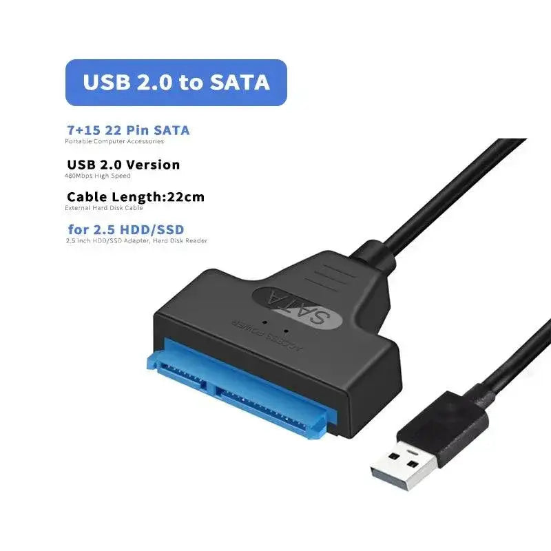 High Speed USB SATA Cable For Fast Data Transfer Solution