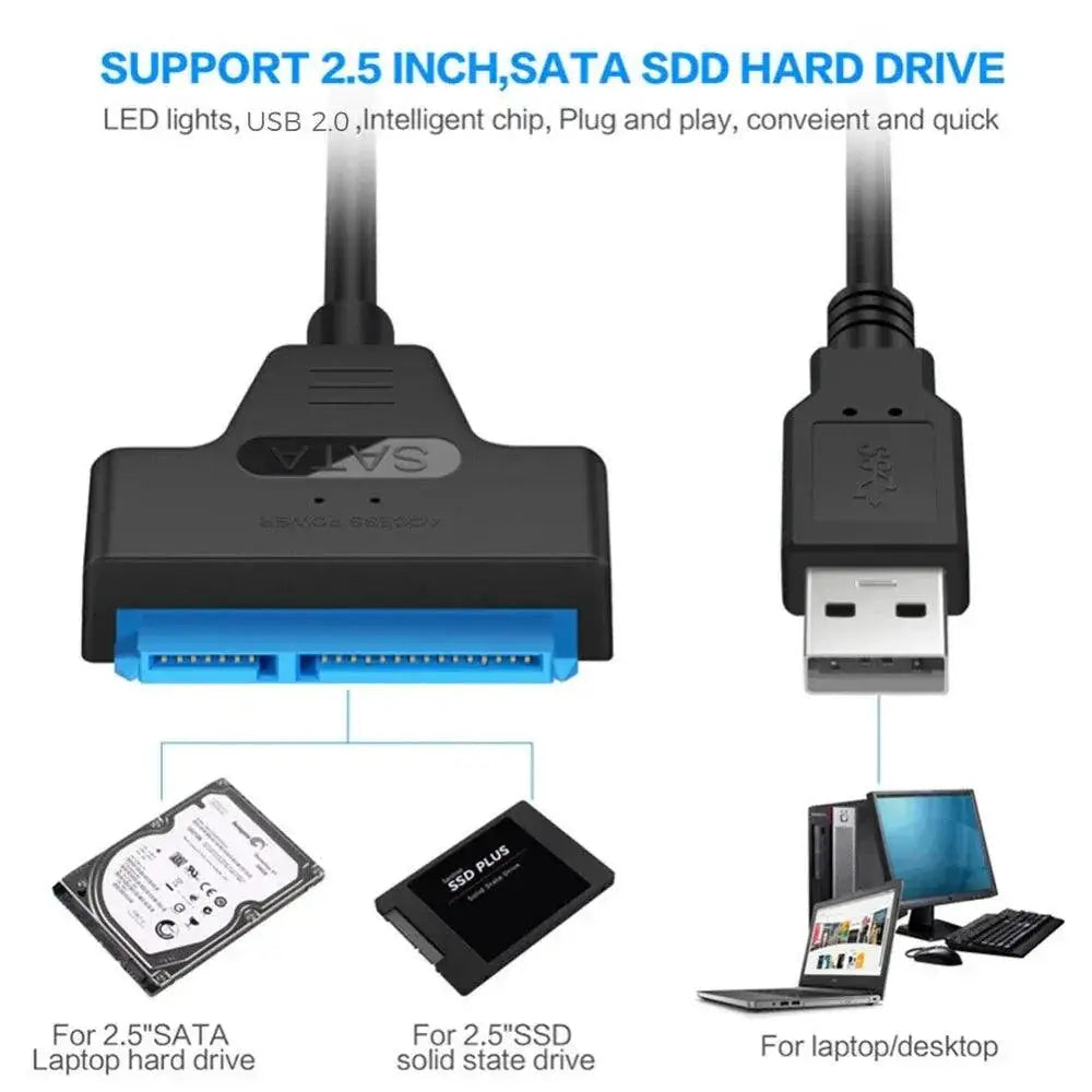 High Speed USB SATA Cable For Fast Data Transfer Solution