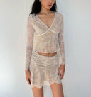 Highlife Lace Dress Elegant Deep V Neckline Intricate Detailing