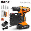 HILDA Cordless Electric Drill 12V 16V 20V Mini Power Driver