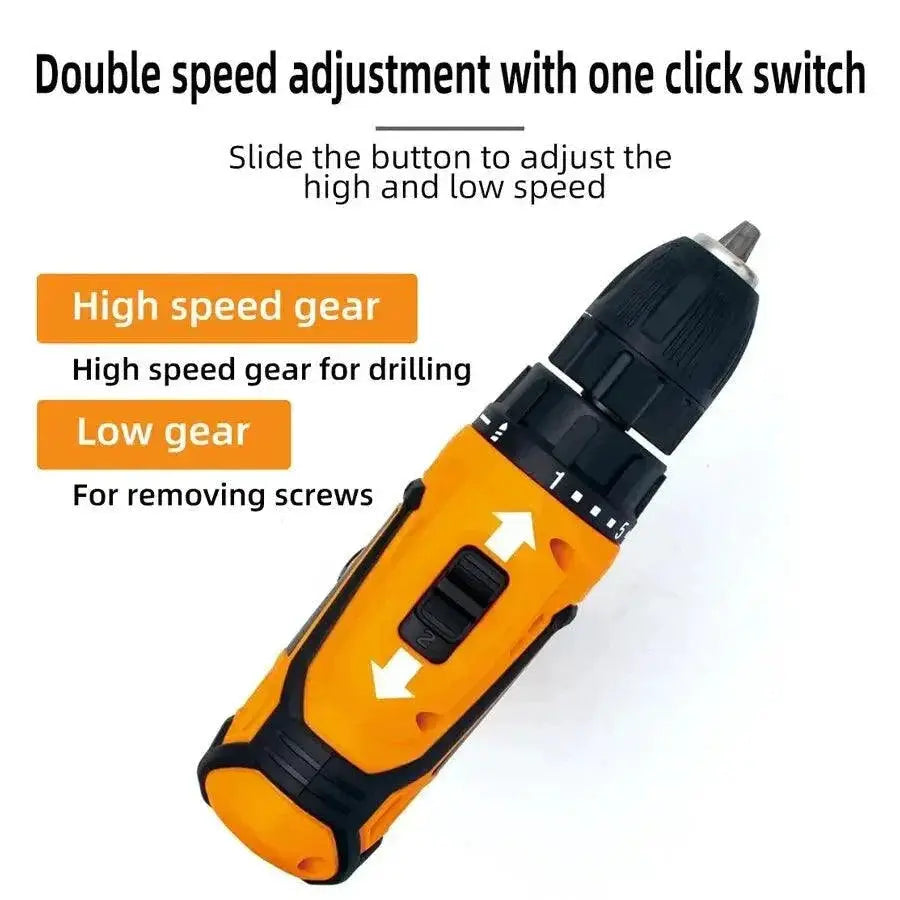 HILDA Versatile 12V - 21V Cordless Drill and Screwdriver Kit