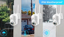 4MP Outdoor IP Camera for Home Security