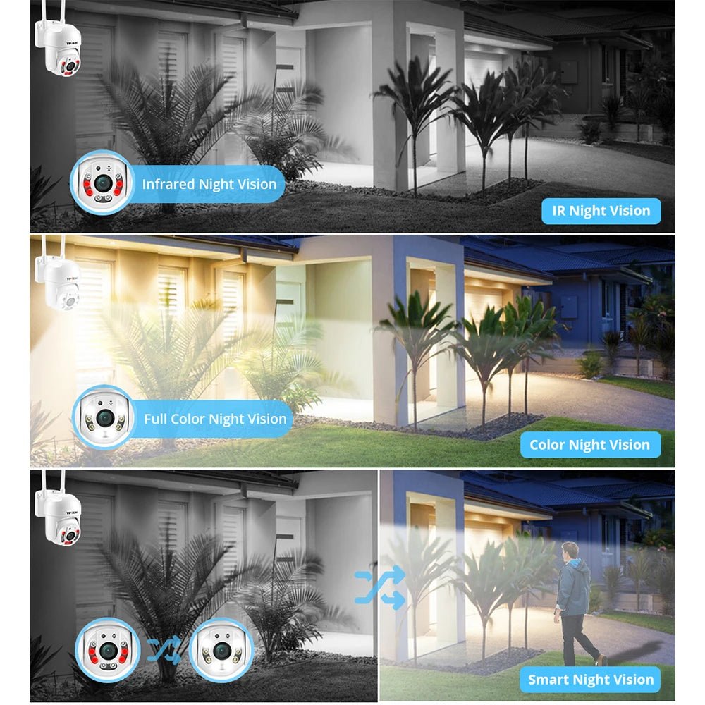 Hipro 4MP PTZ WIFI IP Camera - Outdoor 4x Digital Zoom 1080P CCTV Surveillance