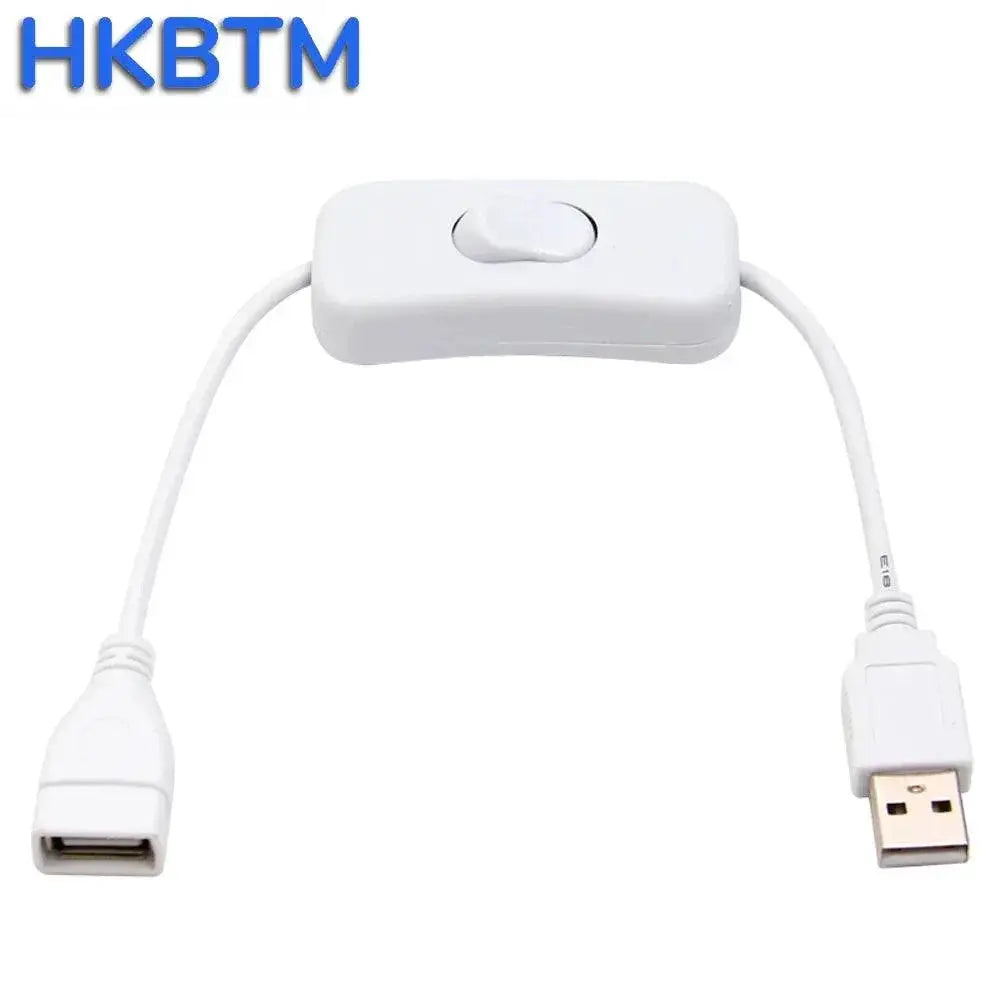 HKBTM USB Extension Cable Switch For Easy Operation Use
