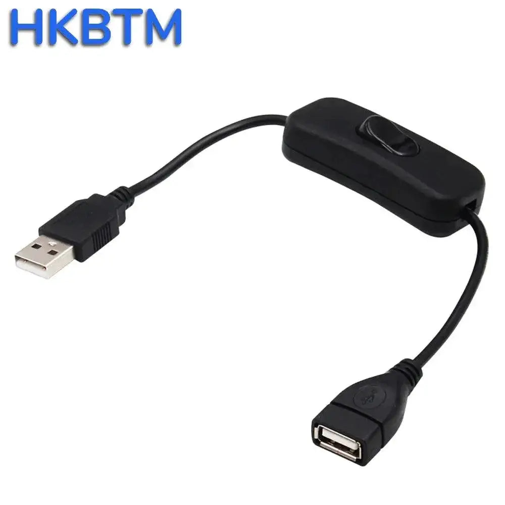 HKBTM USB Extension Cable Switch For Easy Operation Use