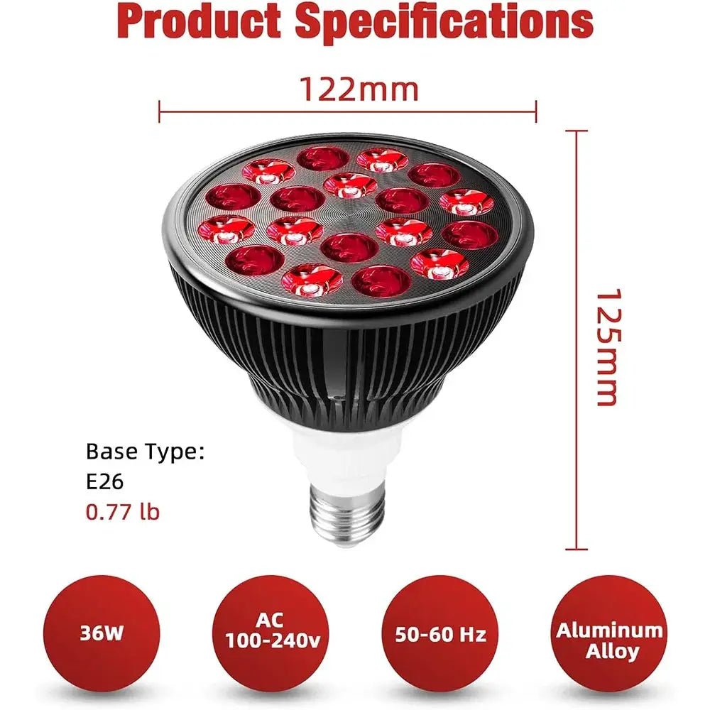 Home Pain Relief Red Light Facial Lamp