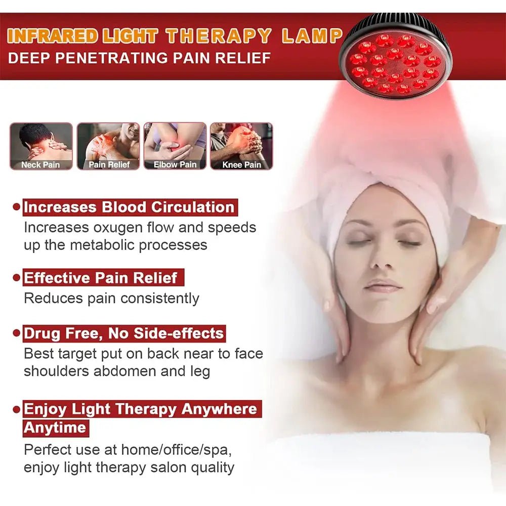 Home Pain Relief Red Light Therapy Lamp