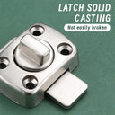 Home Security Twist Bolt Latch For Bathroom And Toilet Lock