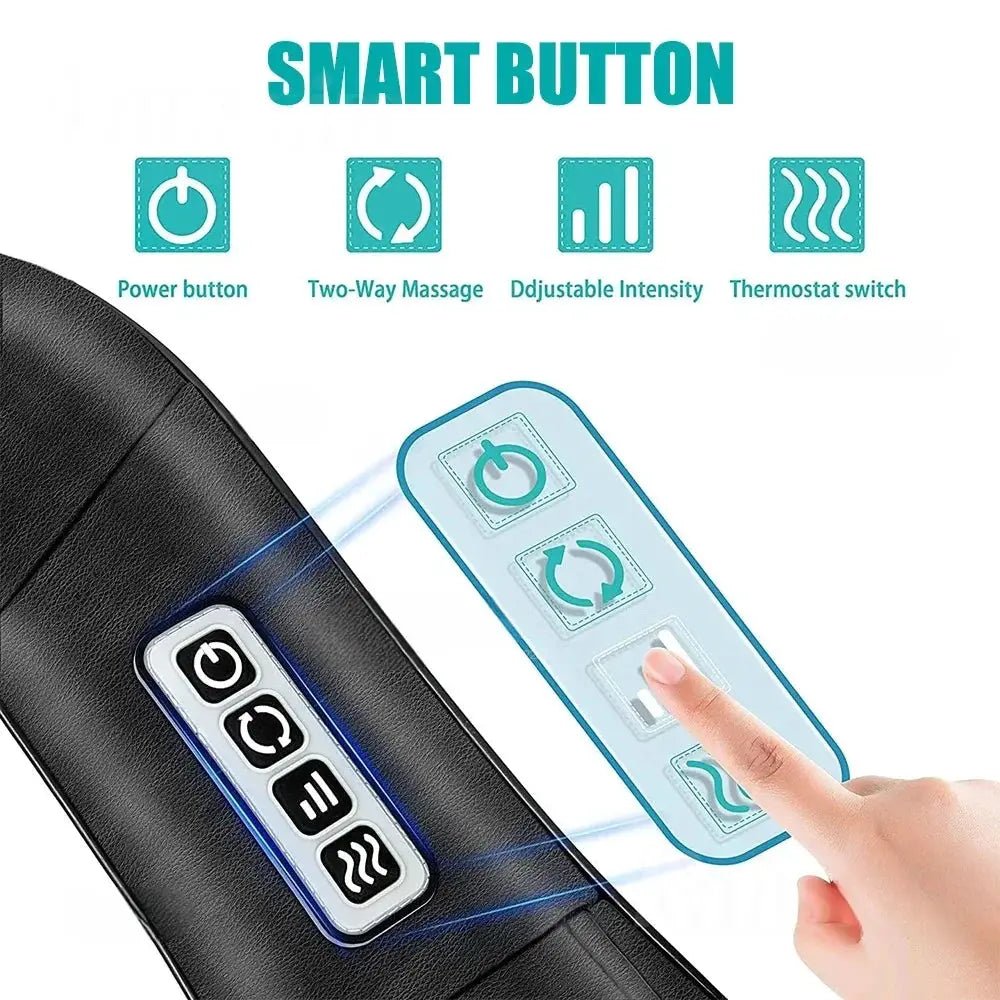 Homefish Shiatsu Neck Massager With Heat