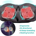 Homefish Shiatsu Neck Massager With Heat