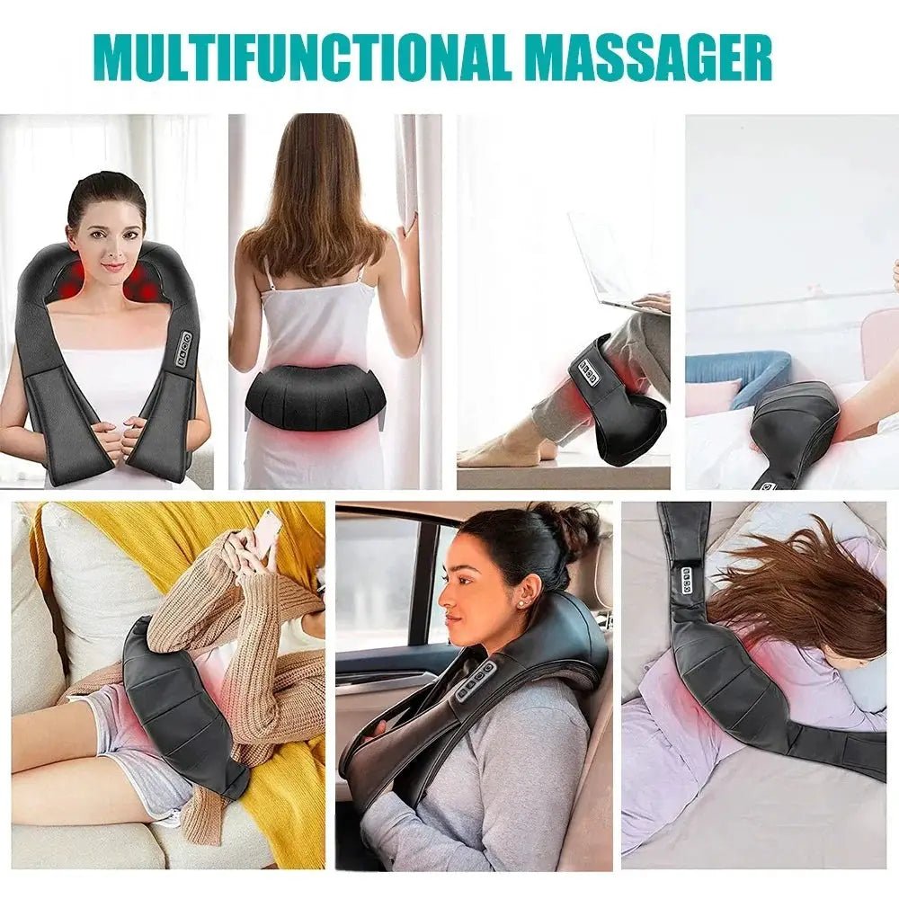 Homefish Shiatsu Neck Massager With Heat