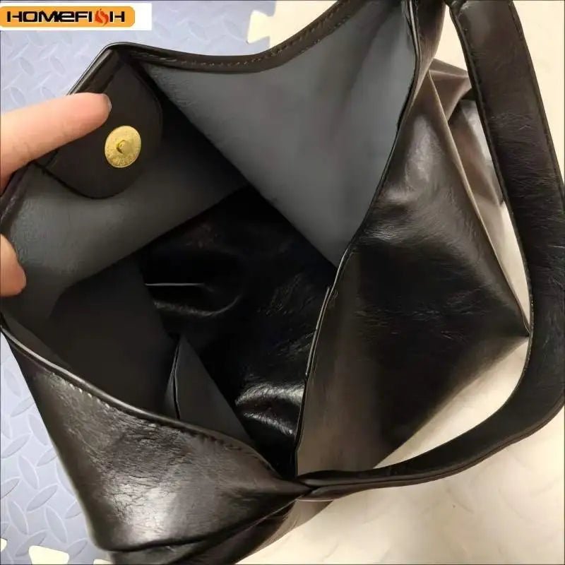 Homefish Tote Bag For Women Retro Large Capacity Shoulder Bag Casual Chic Beauty