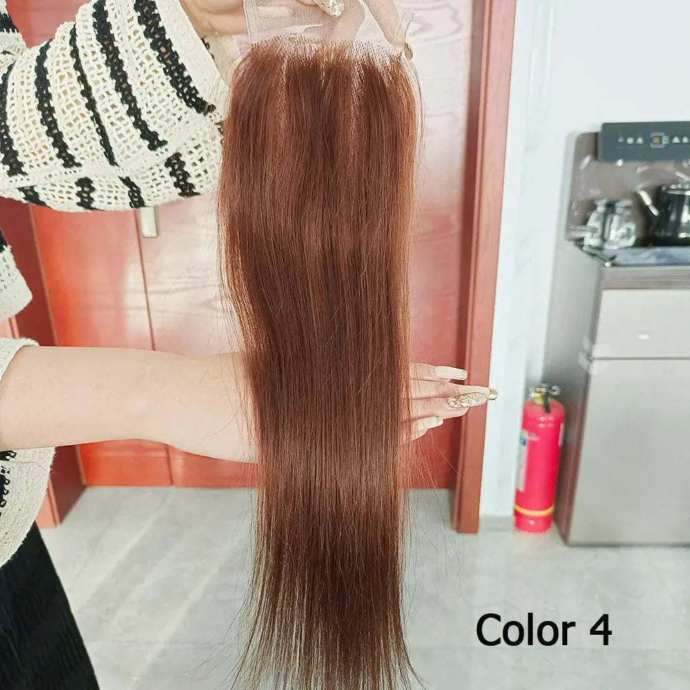 Honey Blonde Ombre 4x4 Lace Closure Remy Human Hair
