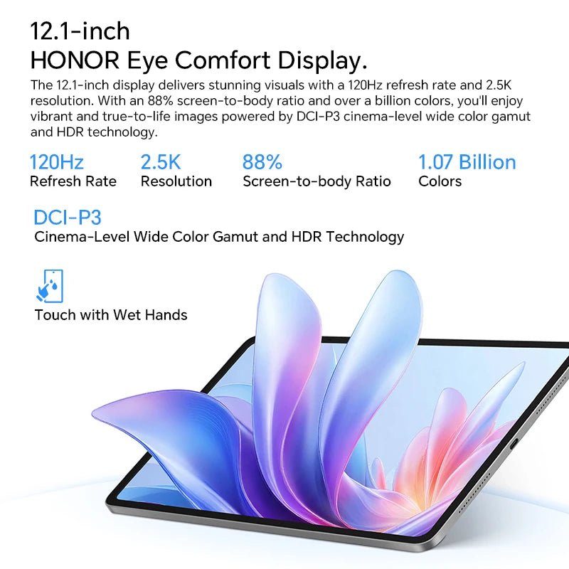 Honor Pad 10 Global Version - 12.1 Inch Tablet With 2.5K Display Plus Eye Comfort