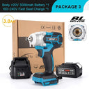 Hormy 1/2 Inch Brushless Electric Impact Wrench 520NM Cordless