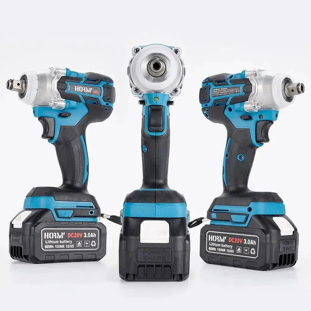 Hormy Half Inch Brushless Impact Wrench 520Nm Cordless