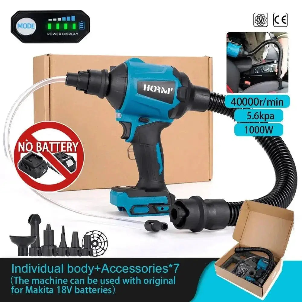Hormy 6IN1 Cordless Air Blower Dusting Vacuum Tool Ideal