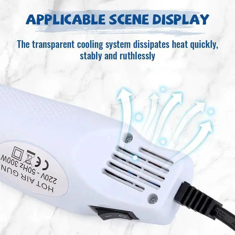 Hot Air Gun 220V 300W Soldering Heat Gun For Crafts